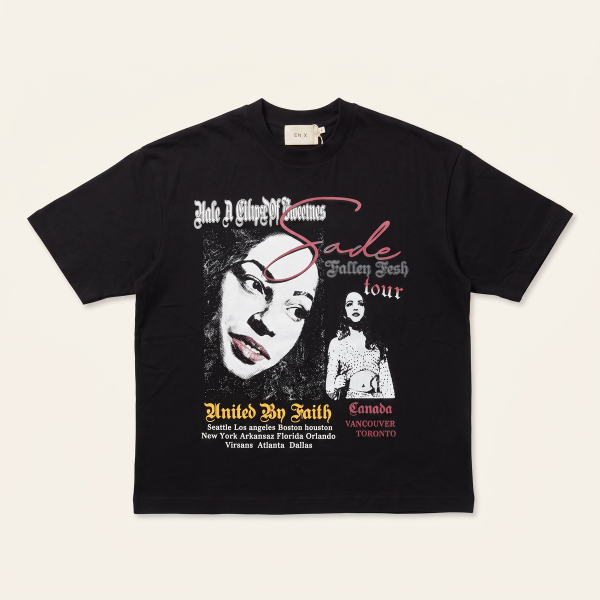 Fallen Flesh Tour Graphic Tee – Black