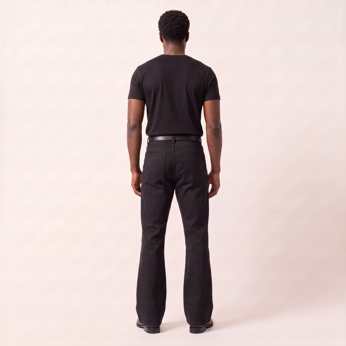 Black Hardware Bootcut Denim