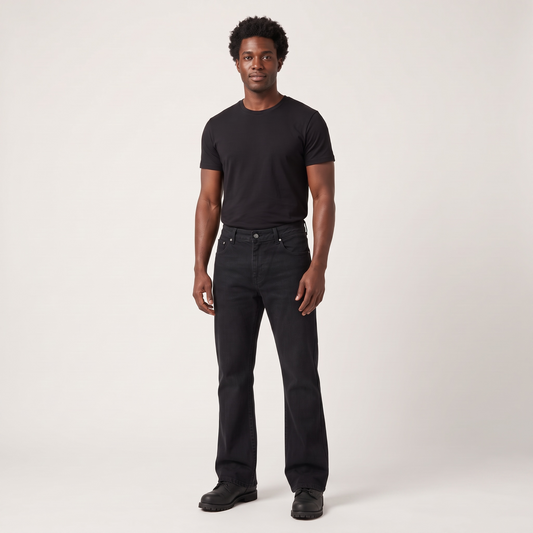 Black Bootcut Denim