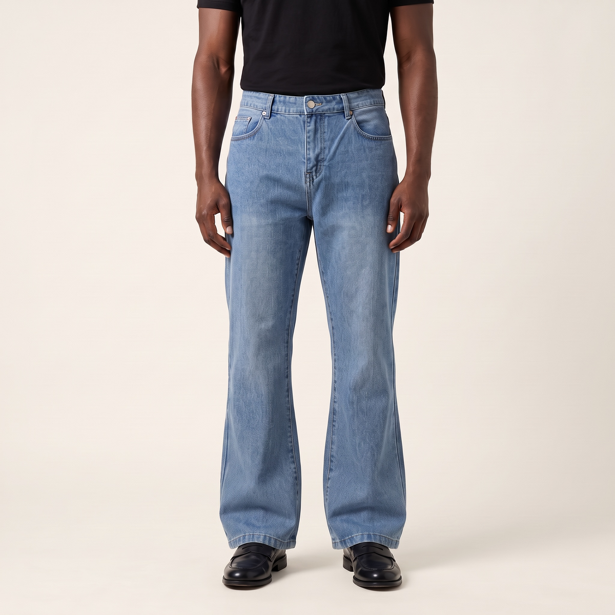 Light Wash Bootcut Jeans