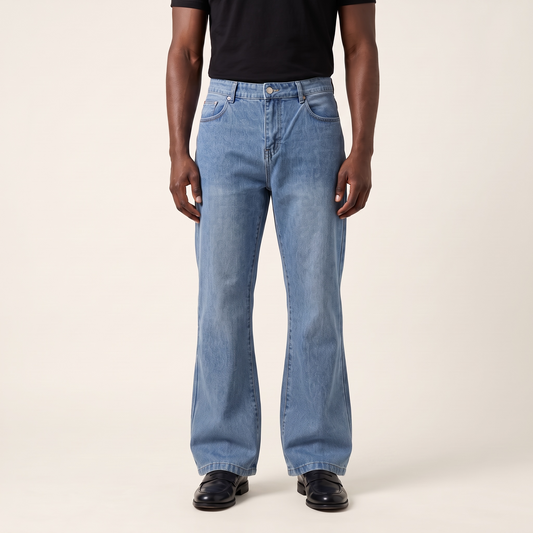 Light Wash Bootcut Jeans