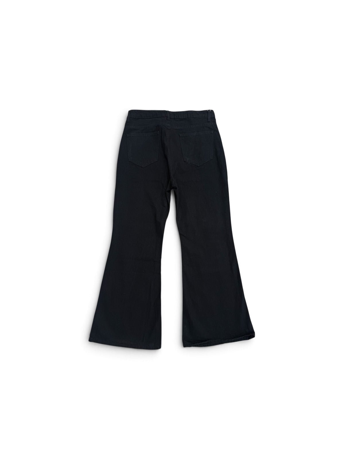Black Studded Bootcut Jeans