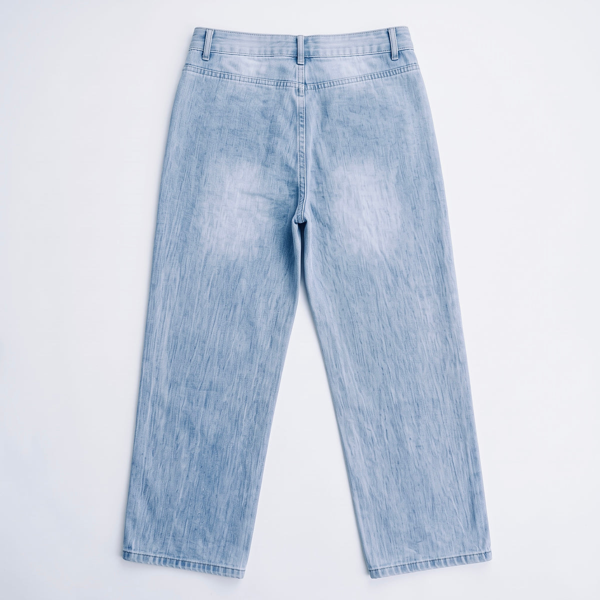 Light Wash Embroidered Jeans